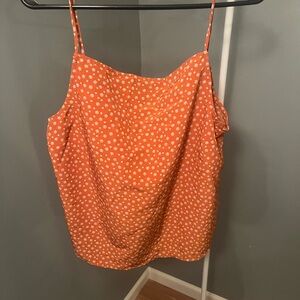 Levi’s women’s cowl neck floral tie top- XL